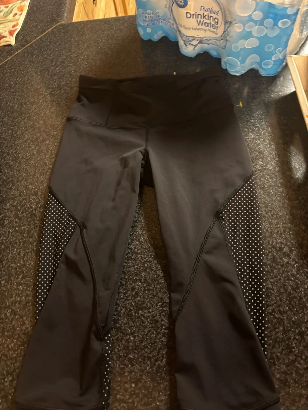lululemon athletica Black Activewear with Interior Care Tag